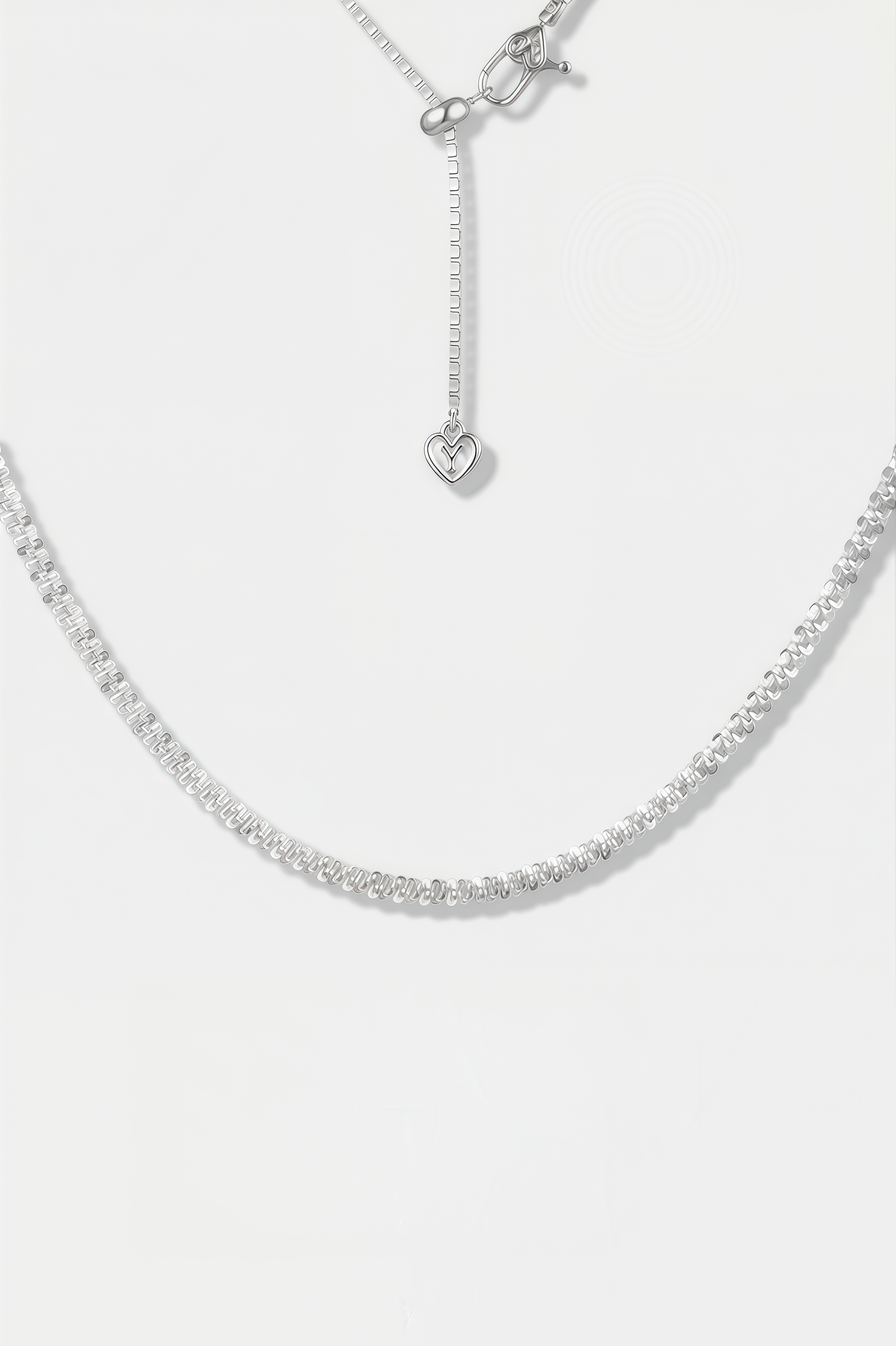 Faceted Linear Chain Necklace – Facetline