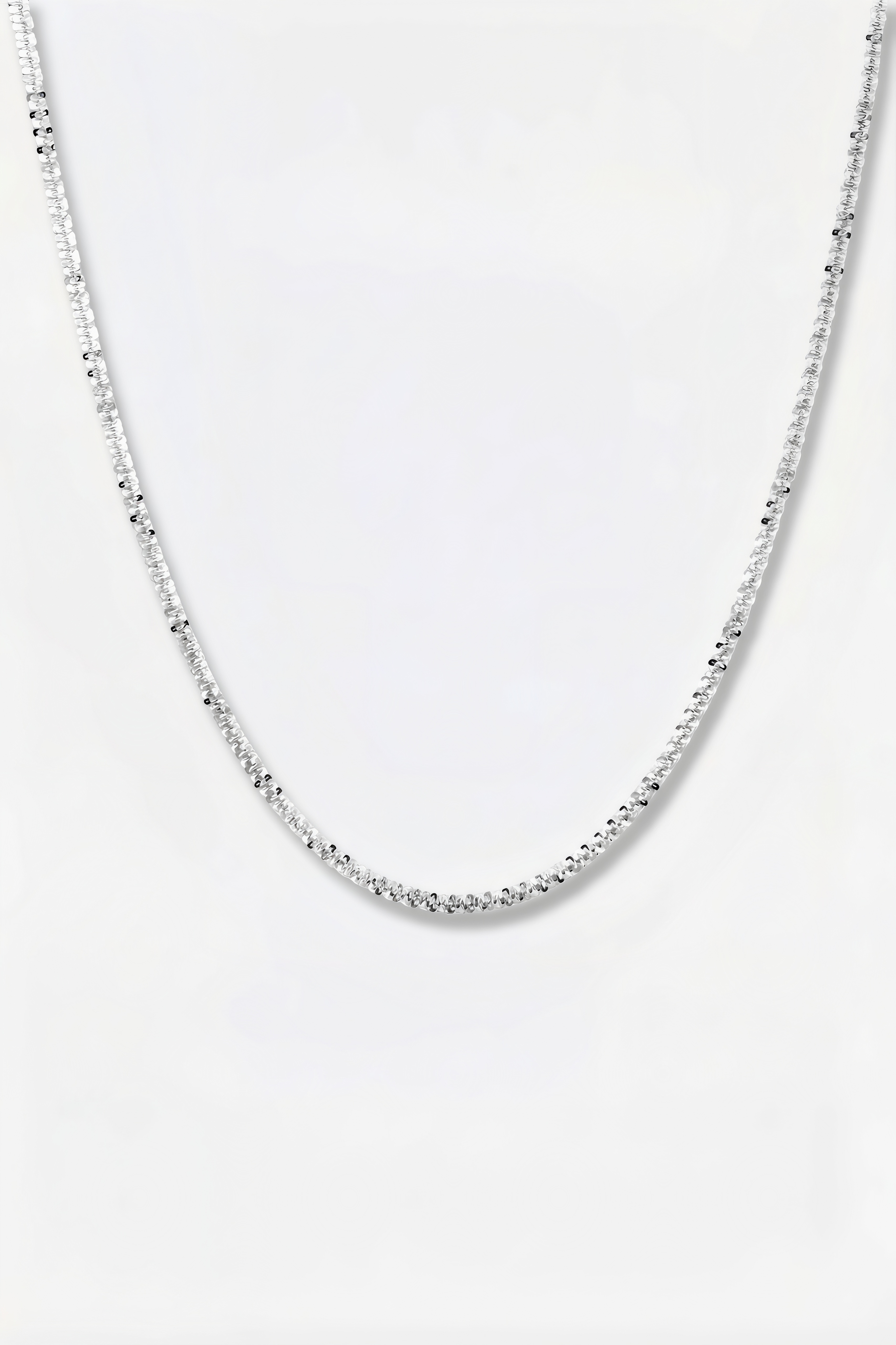 Faceted Linear Chain Necklace – Facetline