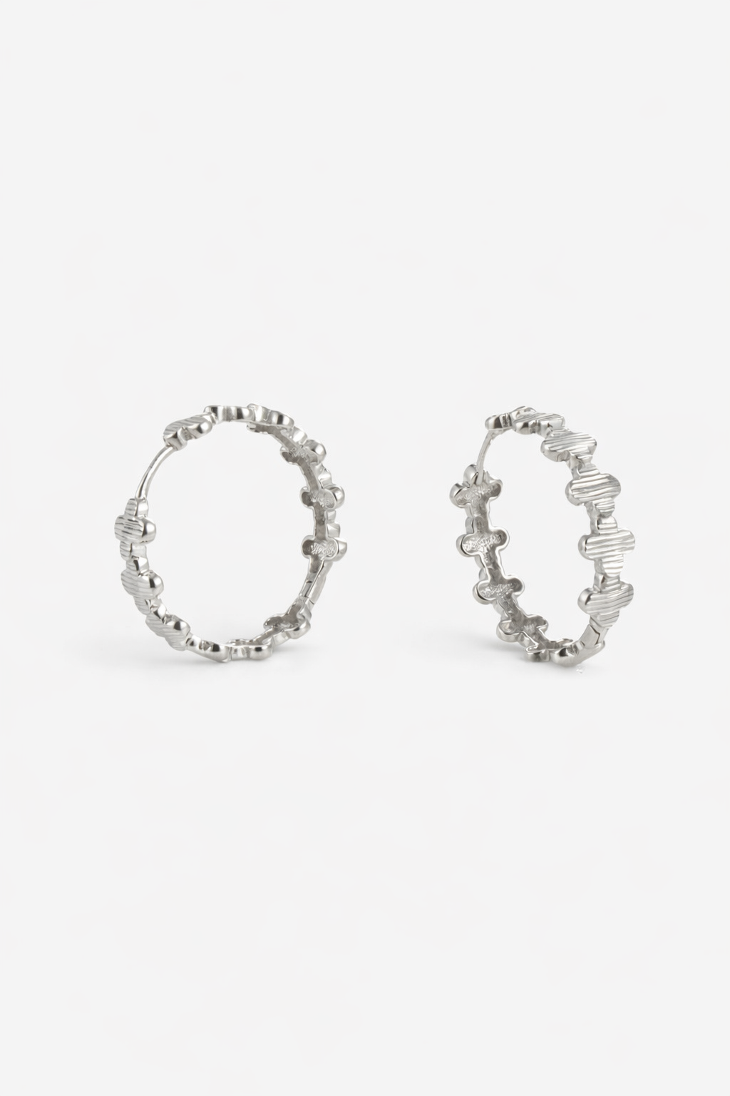 Sculpted Ridge Hoop Earrings