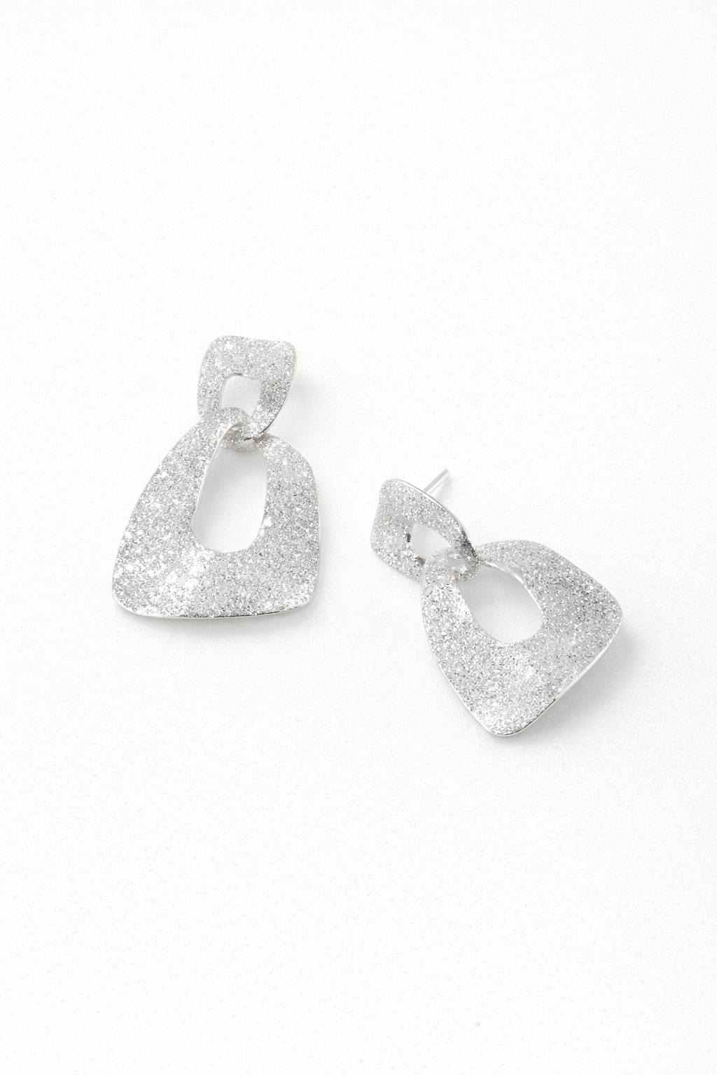 Textured Linked Drop Earrings – Link