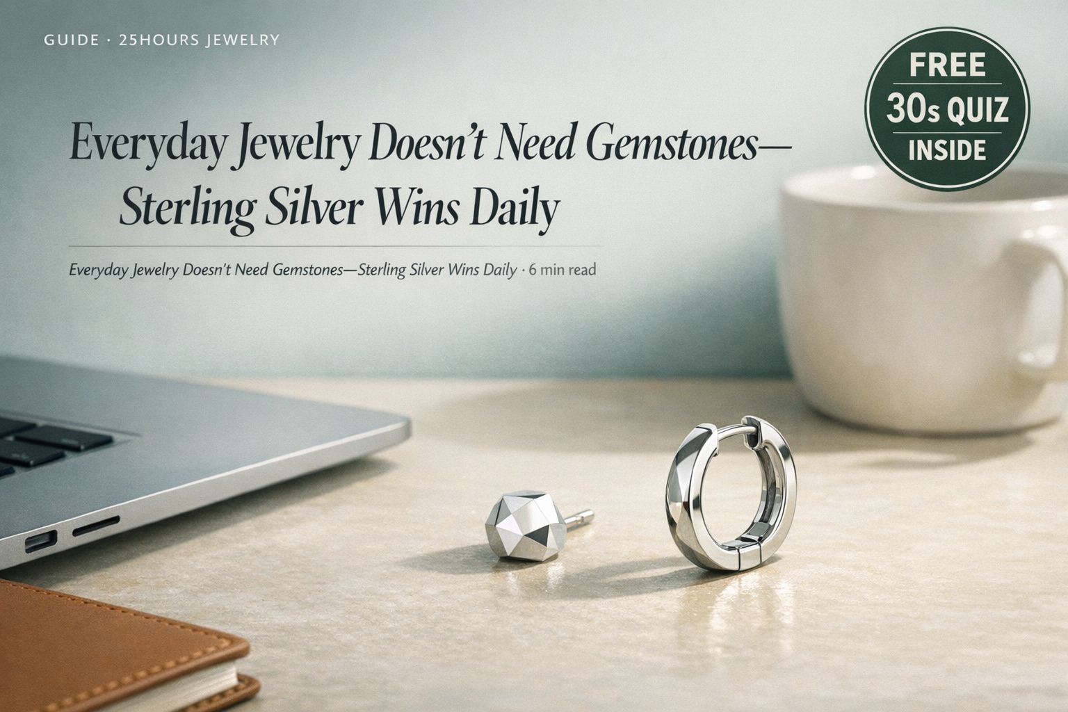 Everyday Jewelry Doesn’t Need Gemstones—Sterling Silver Wins Daily