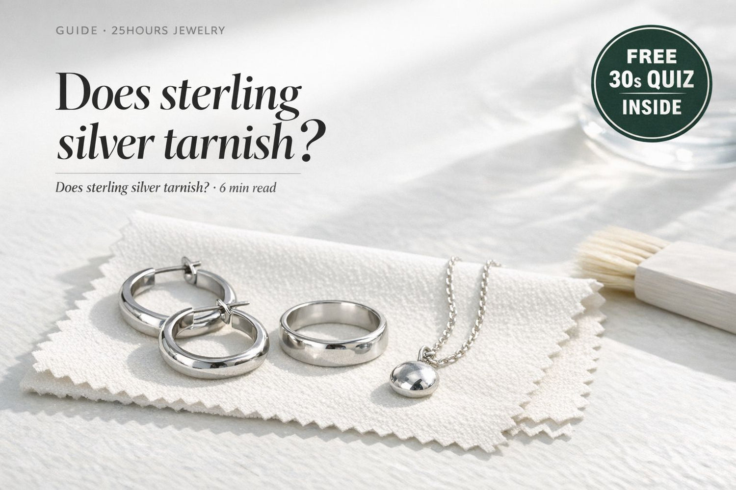 Does sterling silver tarnish?