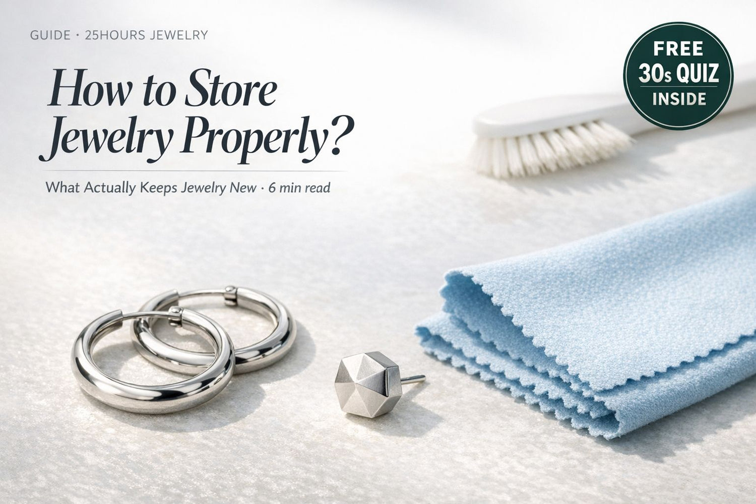 How to Store Jewelry Properly: What Actually Keeps Jewelry New