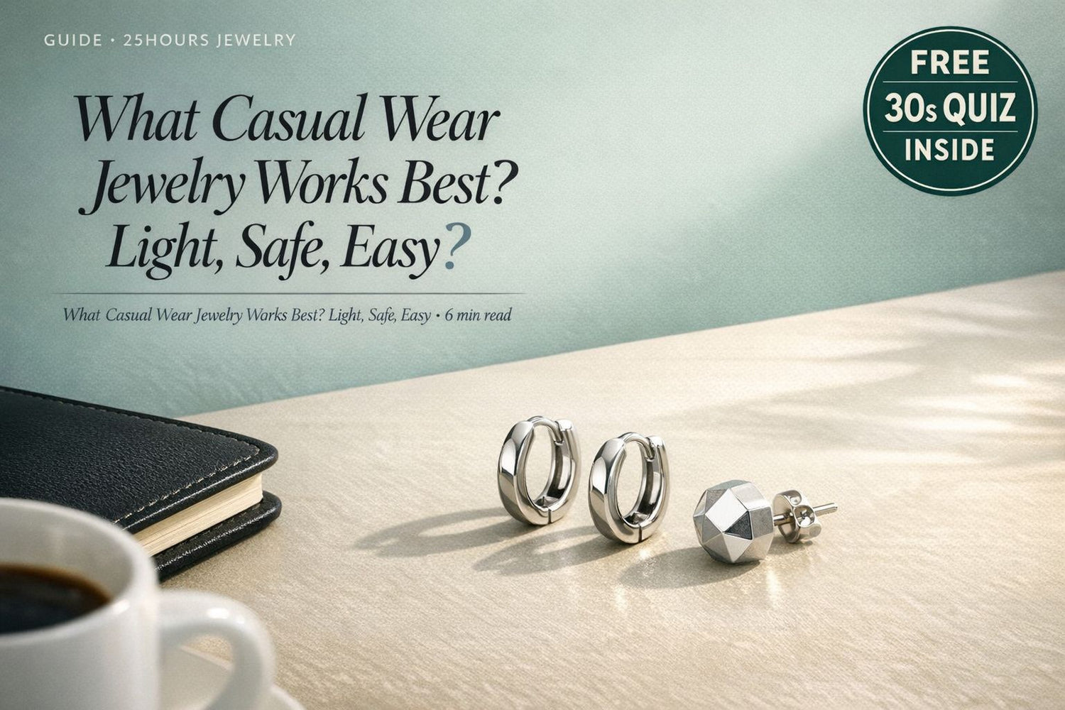 What Casual Wear Jewelry Works Best? Light, Safe, Easy