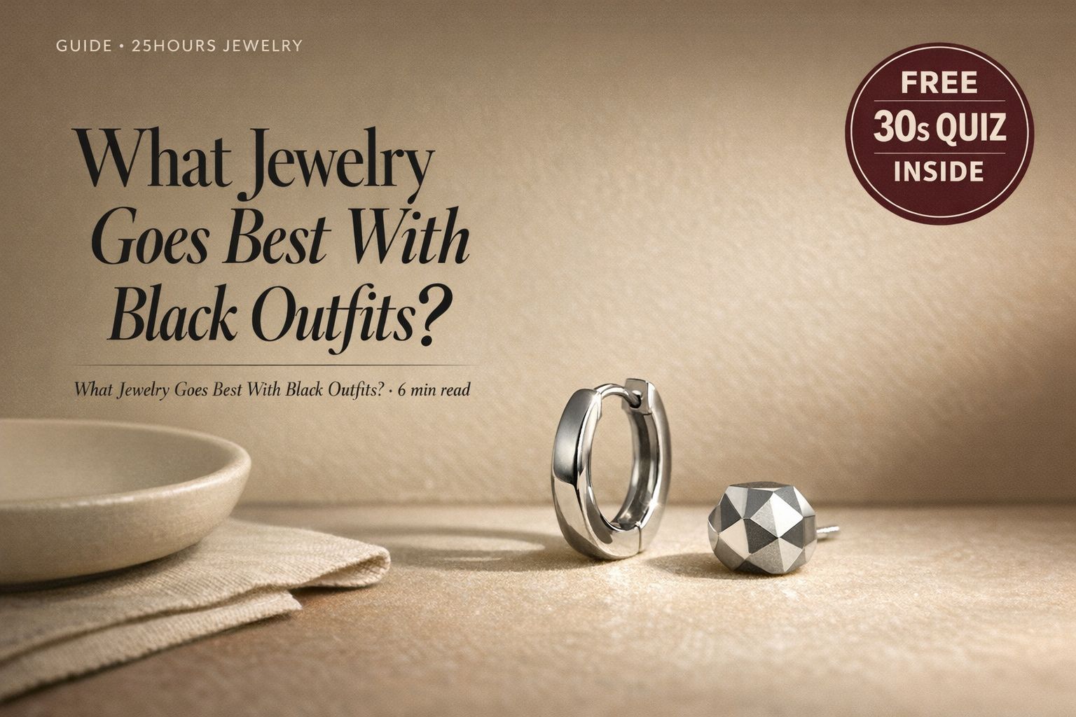 What Jewelry Goes Best With Black Outfits?