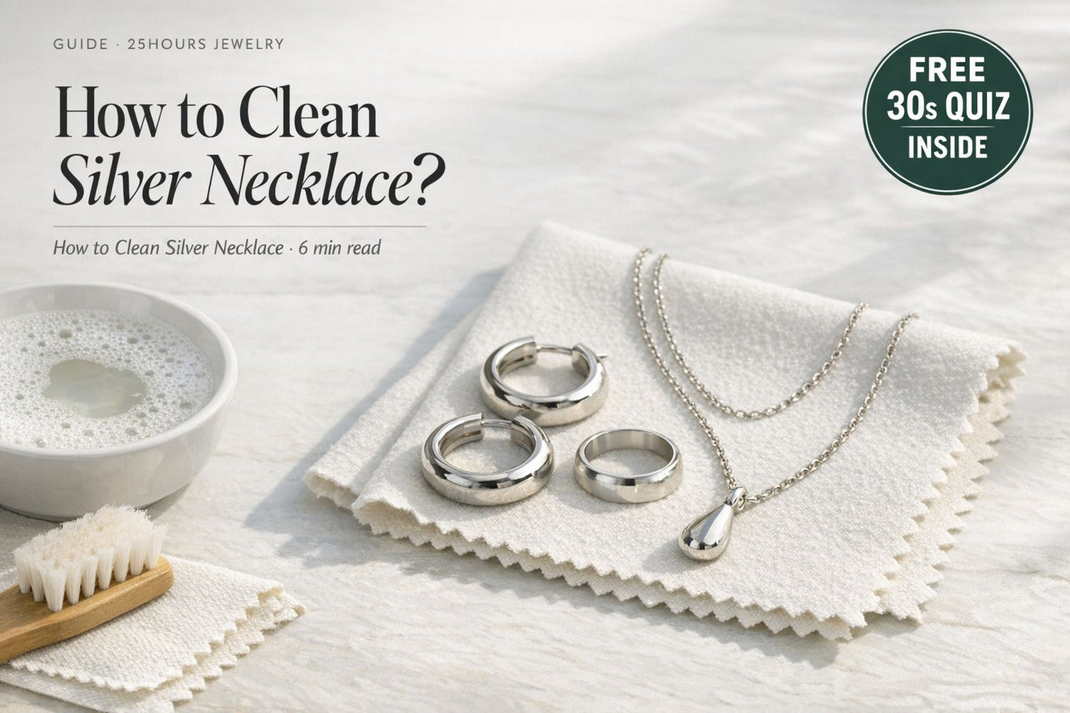 How to Clean Silver Necklace