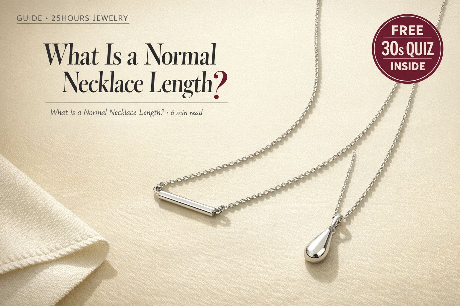 What Is a Normal Necklace Length?