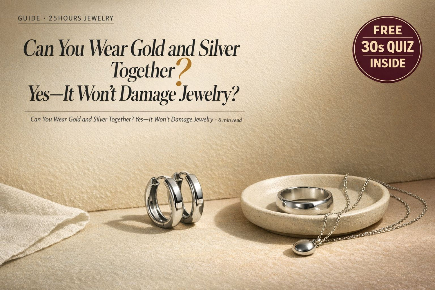 Can You Wear Gold and Silver Together? Yes—It Won’t Damage Jewelry