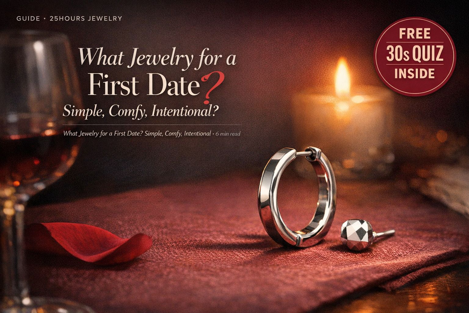 What Jewelry for a First Date? Simple, Comfy, Intentional