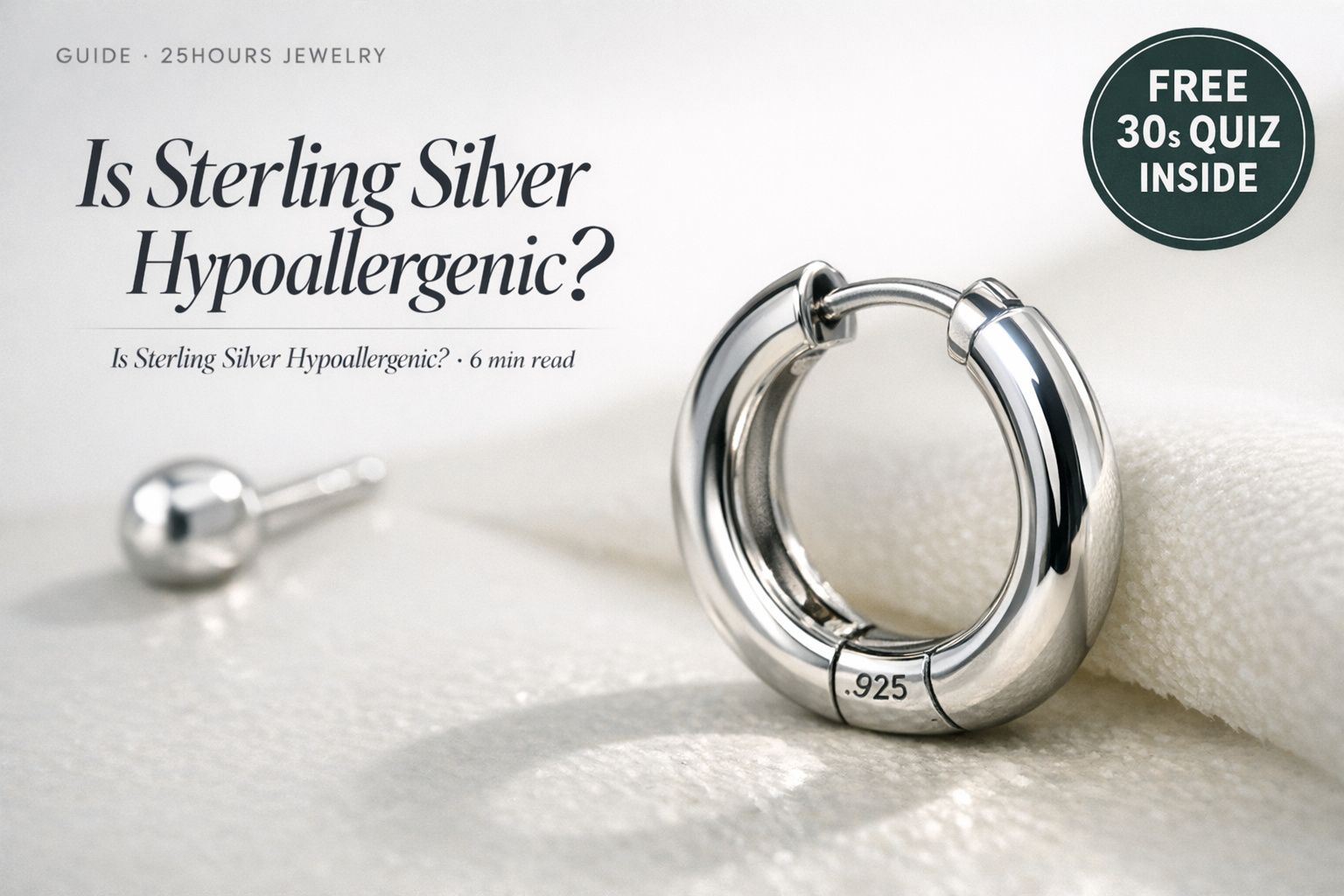 Is Sterling Silver Hypoallergenic?