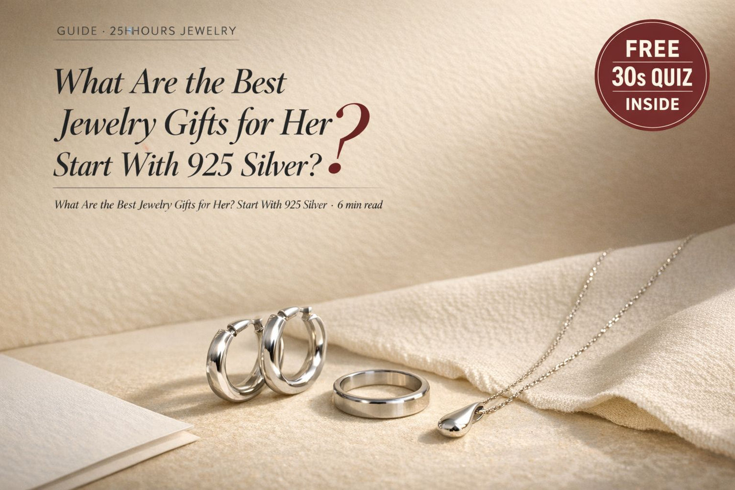 What Are the Best Jewelry Gifts for Her? Start With 925 Silver
