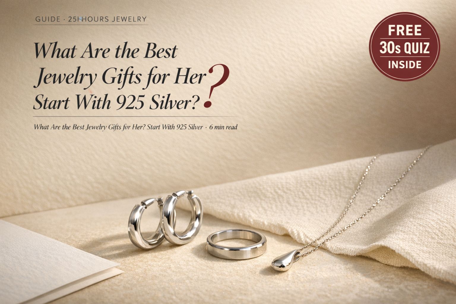 What Are the Best Jewelry Gifts for Her? Start With 925 Silver