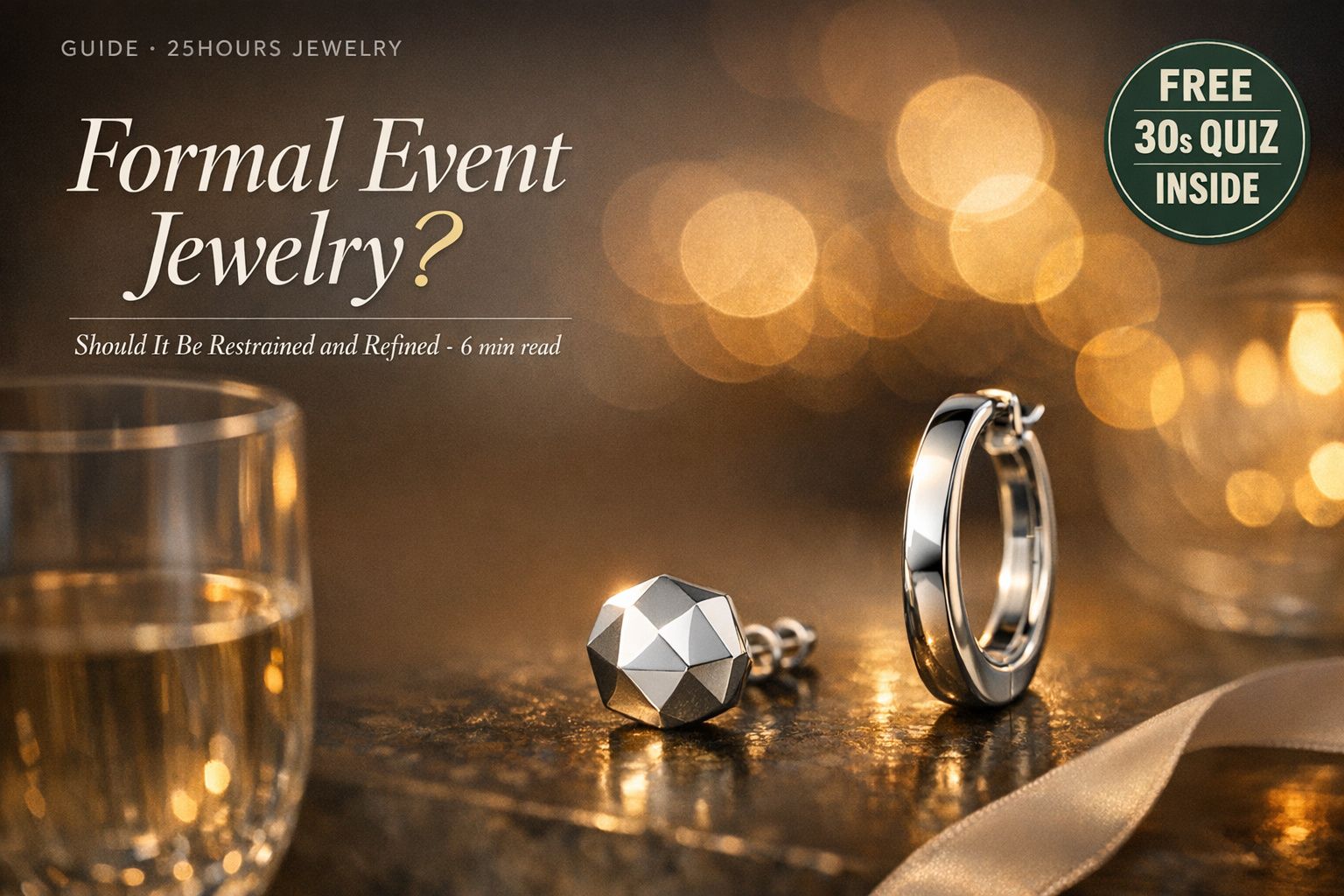 Formal Event Jewelry: Should It Be Restrained and Refined?