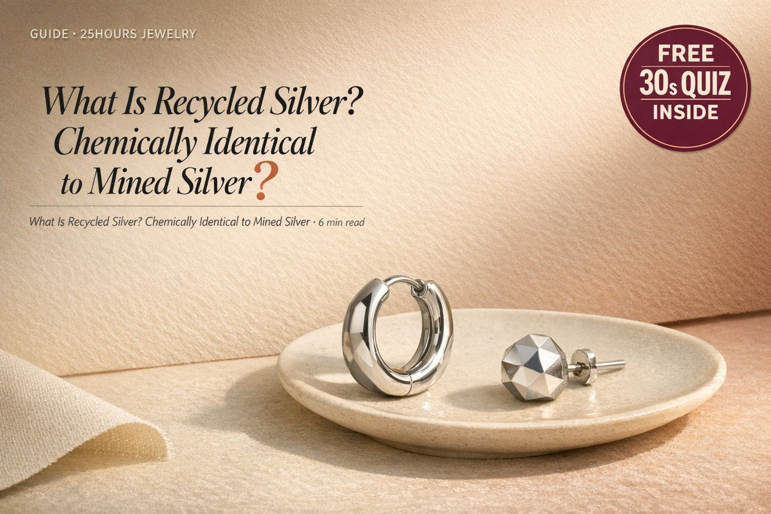 What Is Recycled Silver? Chemically Identical to Mined Silver