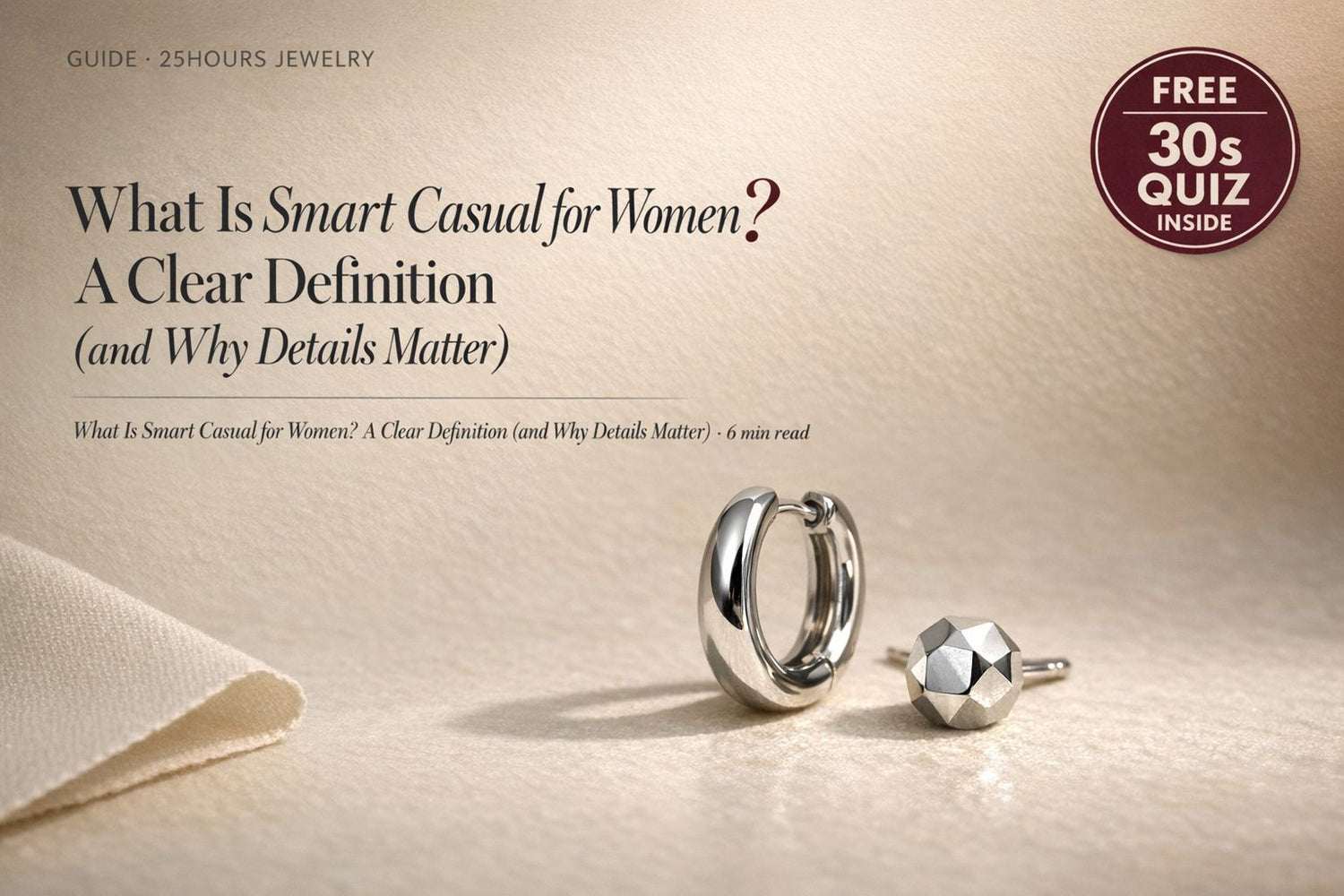 What Is Smart Casual for Women? A Clear Definition (and Why Details Matter)