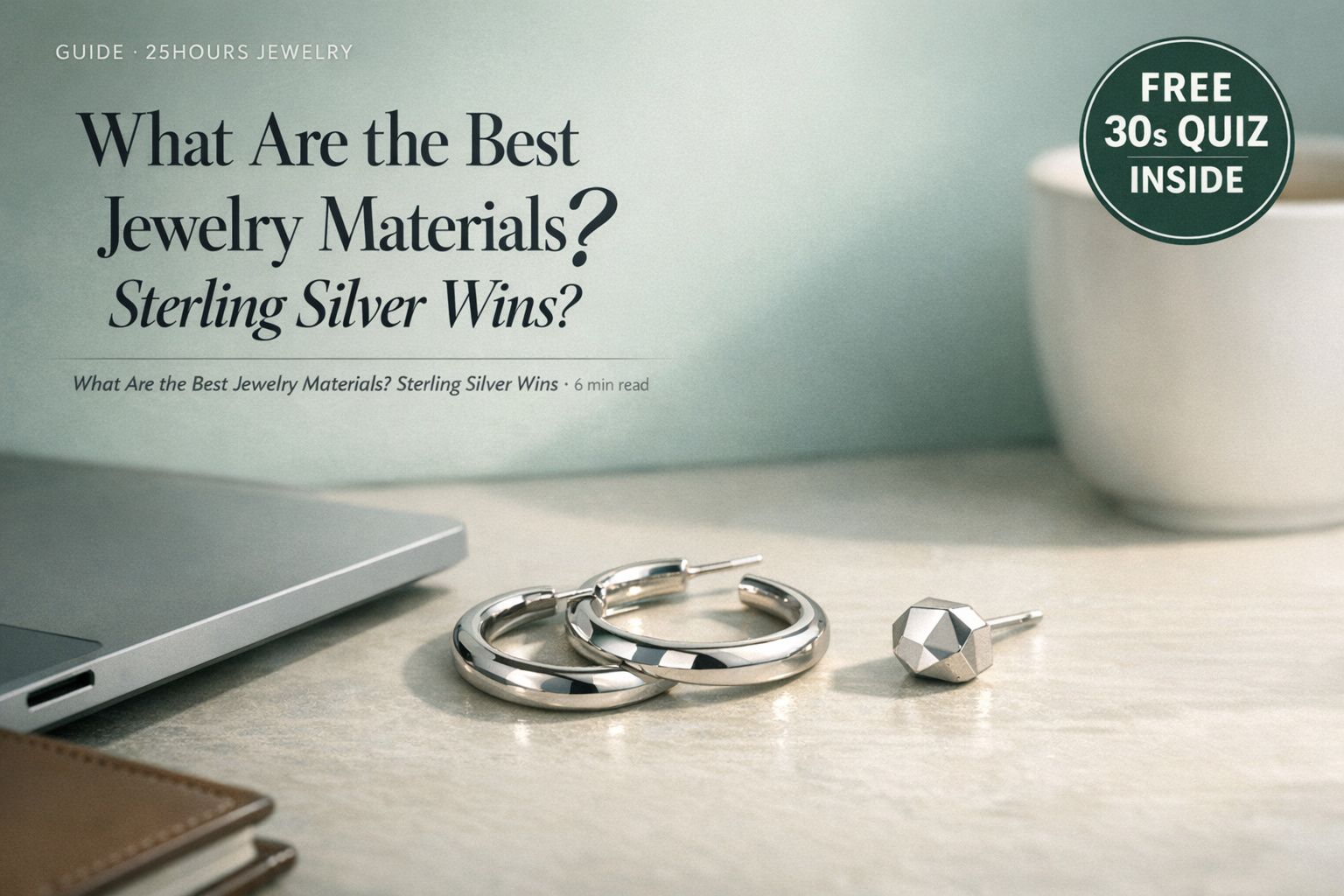 What Are the Best Jewelry Materials? Sterling Silver Wins