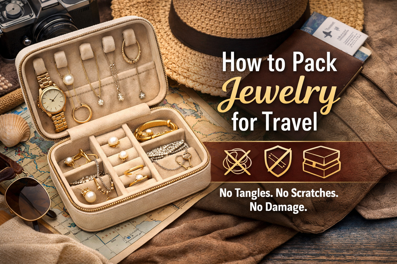 Pack Jewelry for Travel: No Tangles, No Scratches [3 Rules That Work]