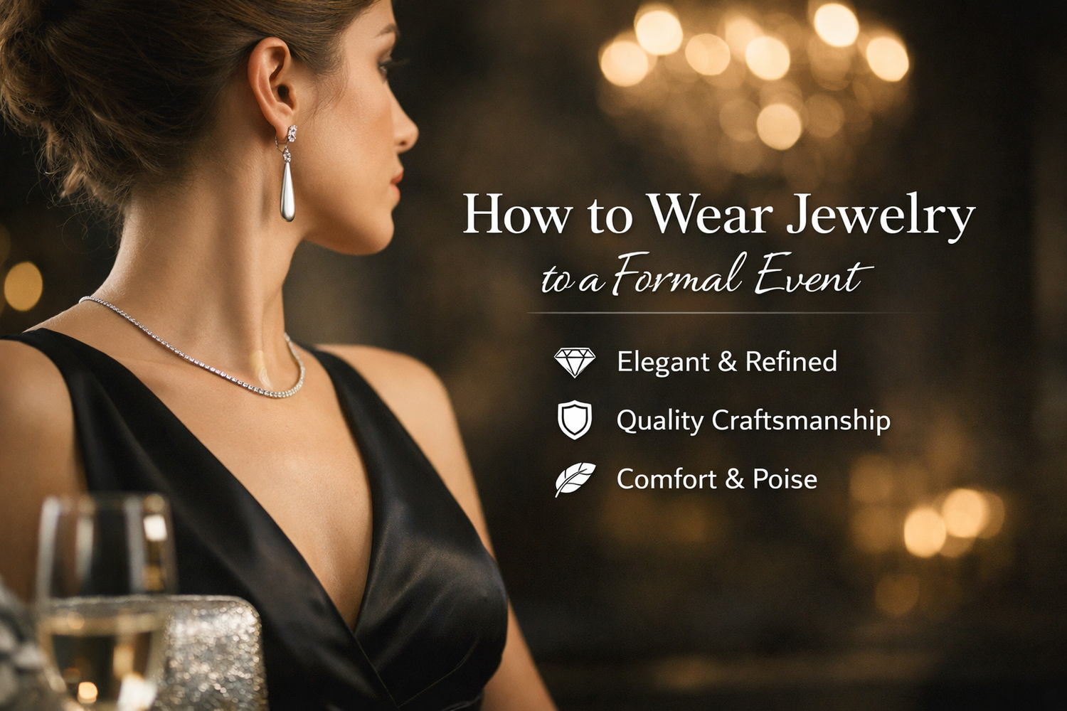 How to Wear Jewelry to a Formal Event