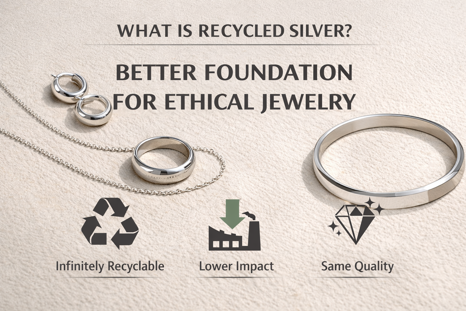 What Is Recycled Silver — And Why It Matters More Than “Sustainable Jewelry”