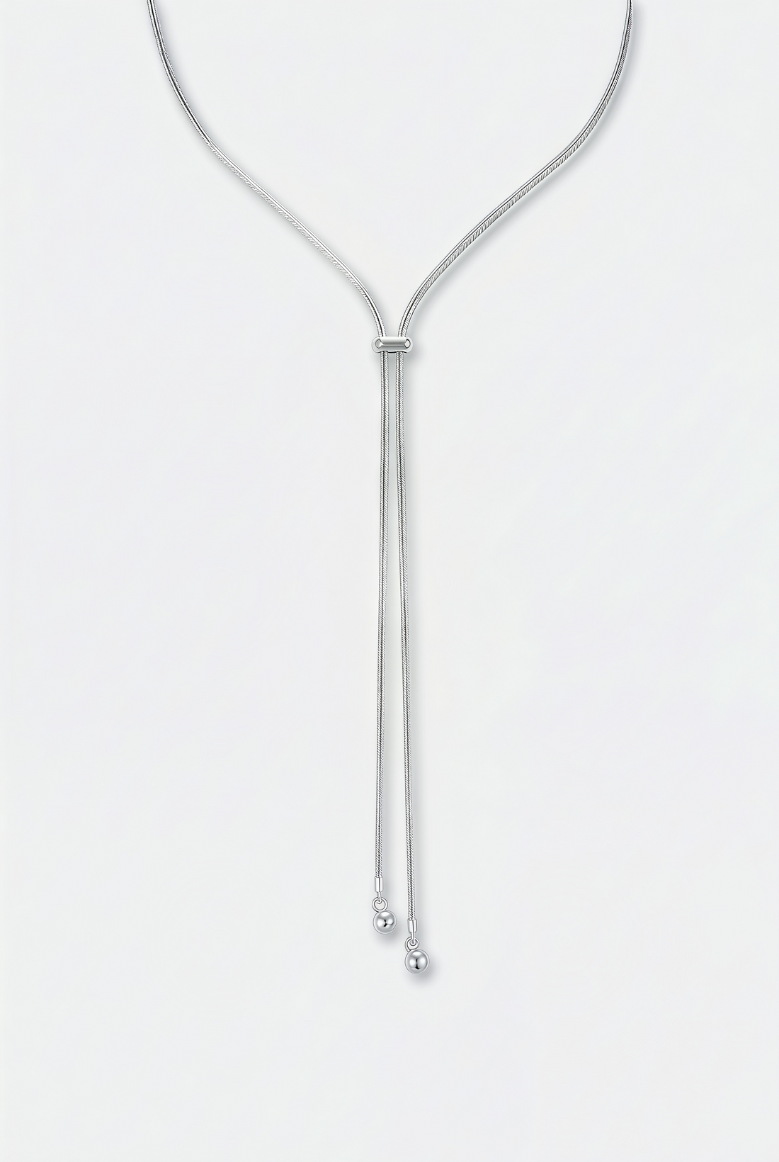 Savi Slider Lariat Chain Necklace