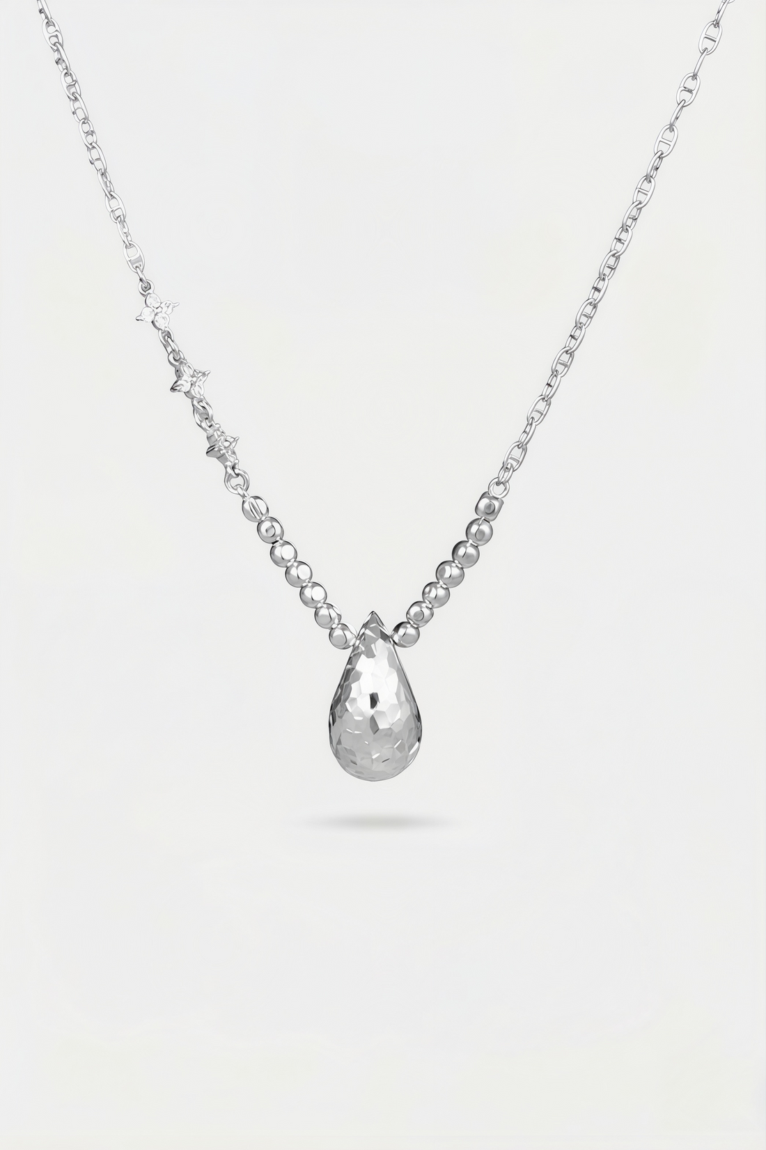 Faceted Drop Pendant Necklace – Facet
