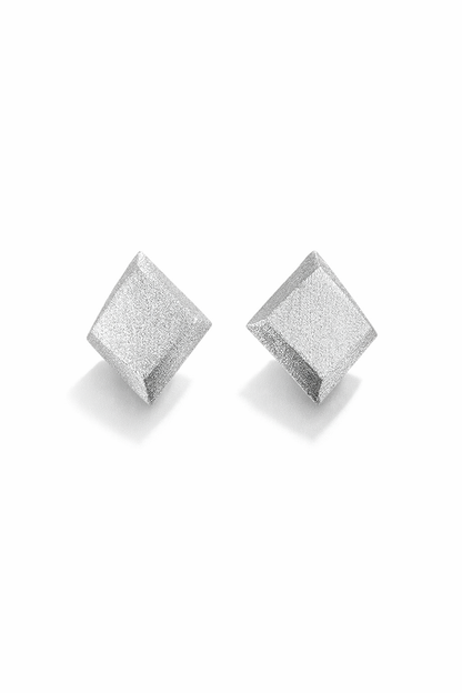 Facet Plane Stud Earrings