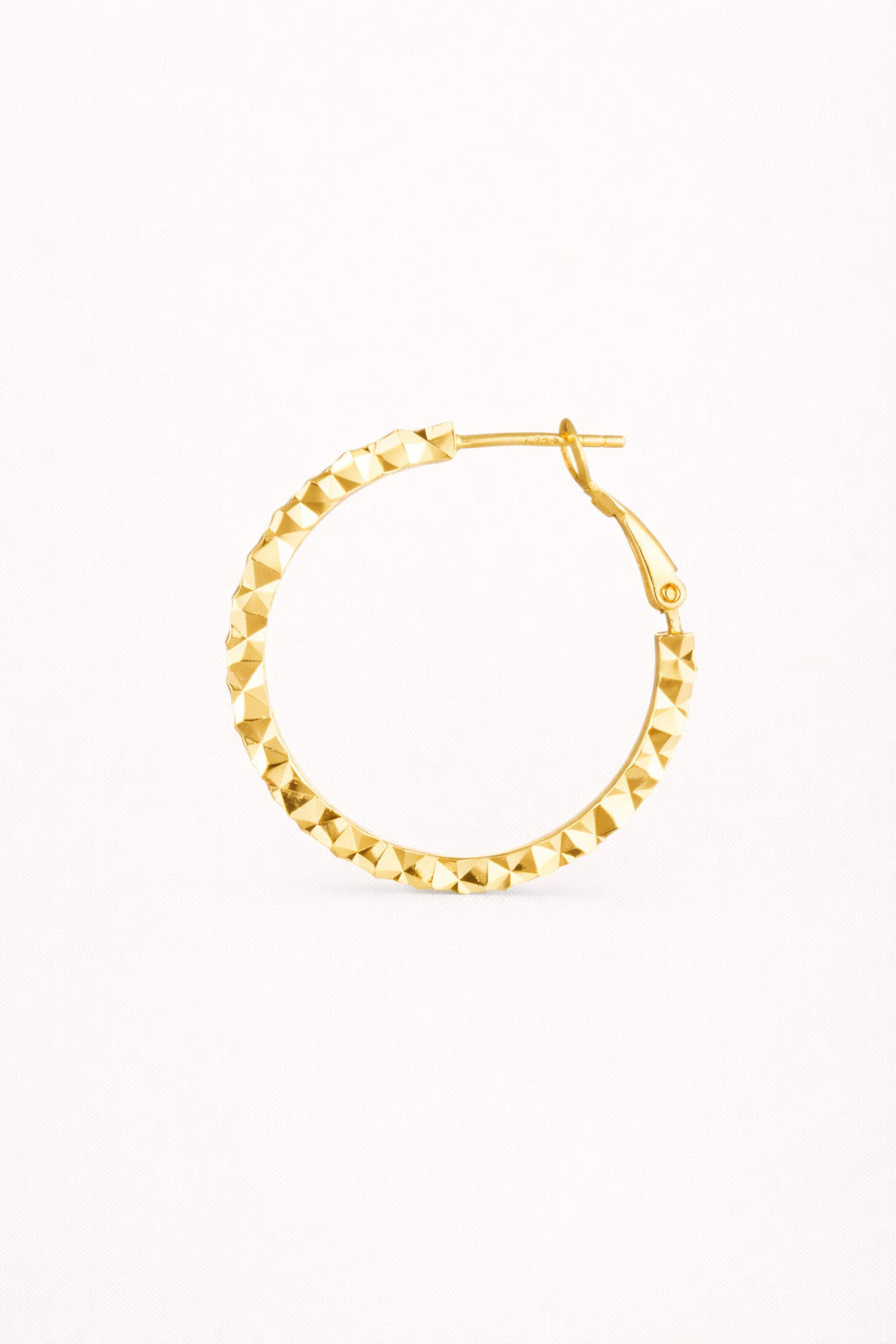 Faceted Classic Hoop Earrings – Facet Loop