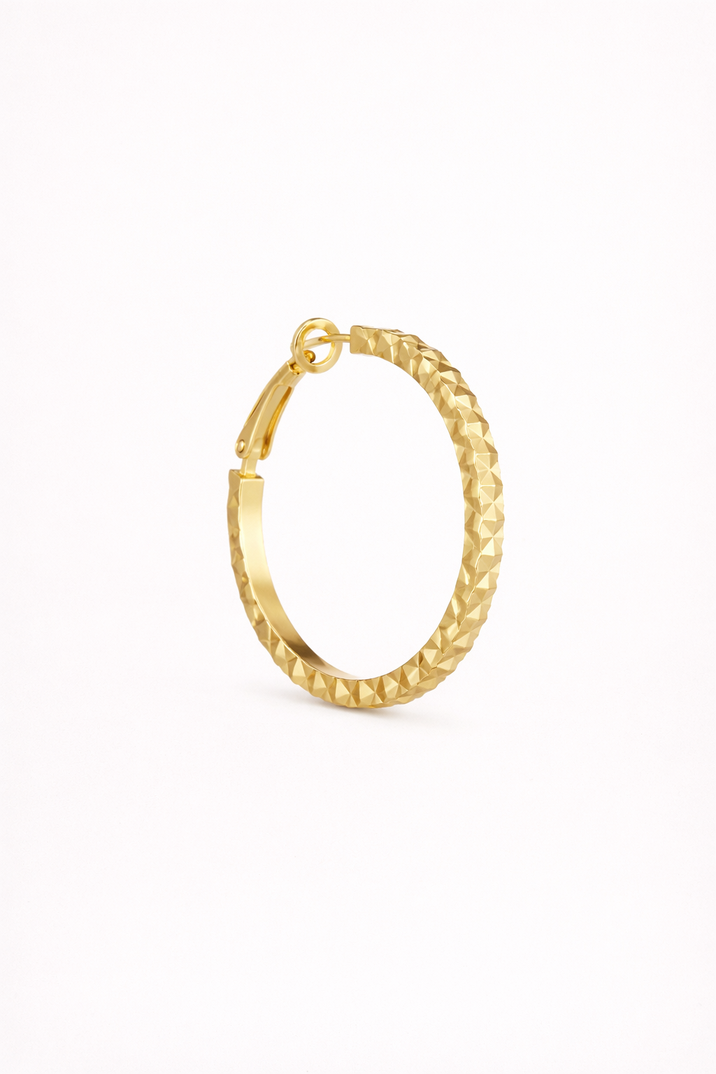 Faceted Classic Hoop Earrings – Facet Loop