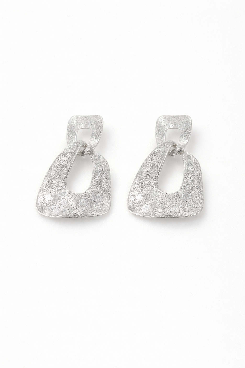 Textured Linked Drop Earrings – Link