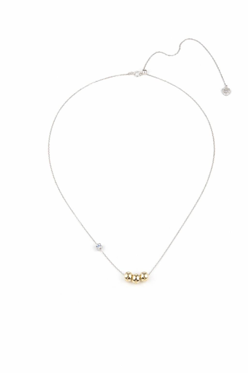 Minimal Beaded Chain Necklace – Trio