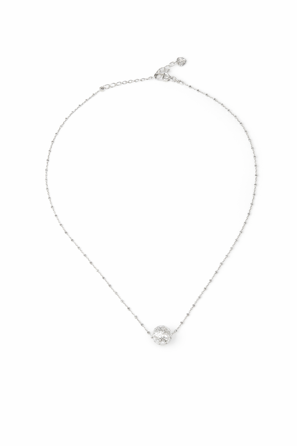 Textured Sphere Pendant Necklace – Node